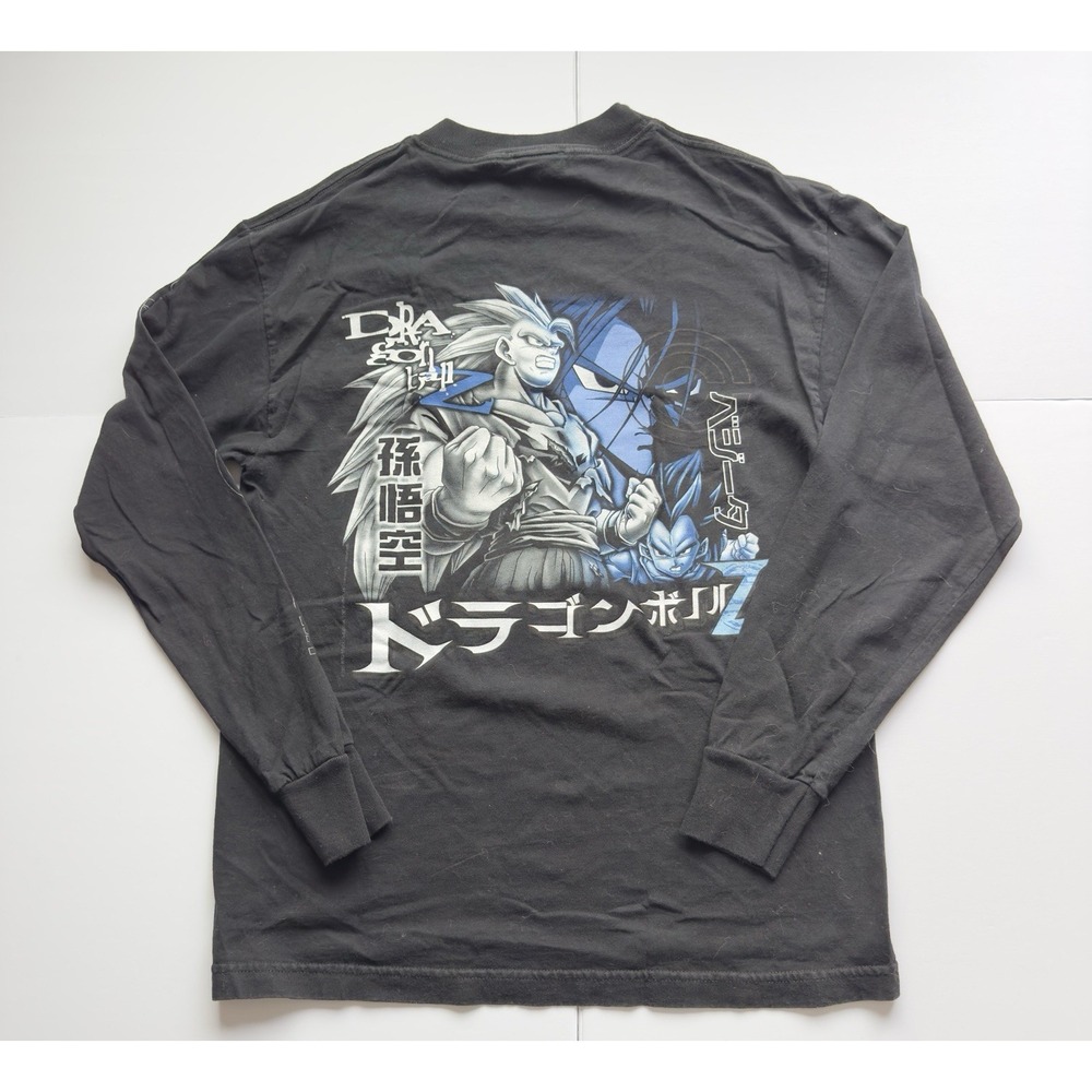 RARE Vintage 2001 DBZ Dragon Ball Z Son Goku‎ SS3 Super Saiyan 3 Anime Shirt S
